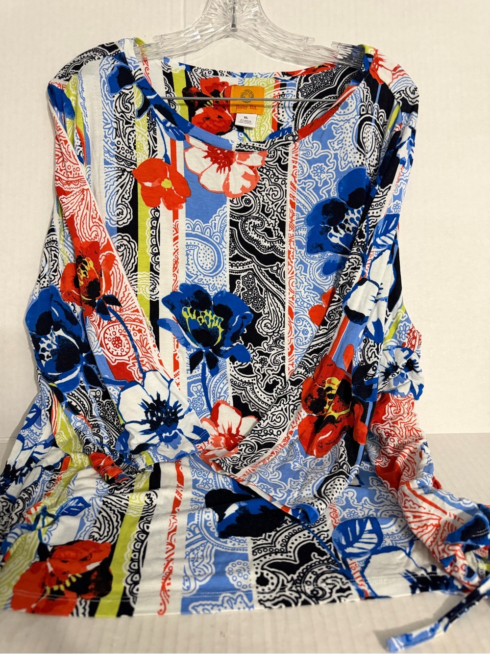 Ruby Rd Ladies Printed Blouse XL